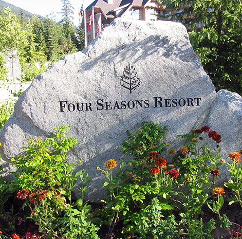 Natural Rock Signage